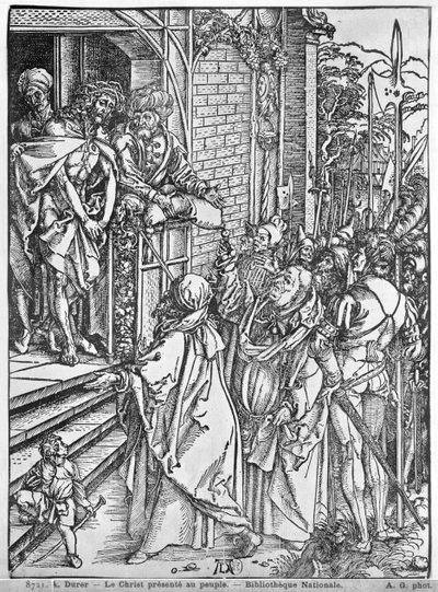 Cristo presentato al popolo da Albrecht Dürer
